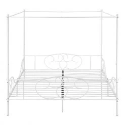 En.casa Himmelbett Finström mit Matratze - Weiß - Breite: 188 cm -Deutschland Betten Verkäufe 2022 e673635a2f4940aa9fda5bfd5a22781e