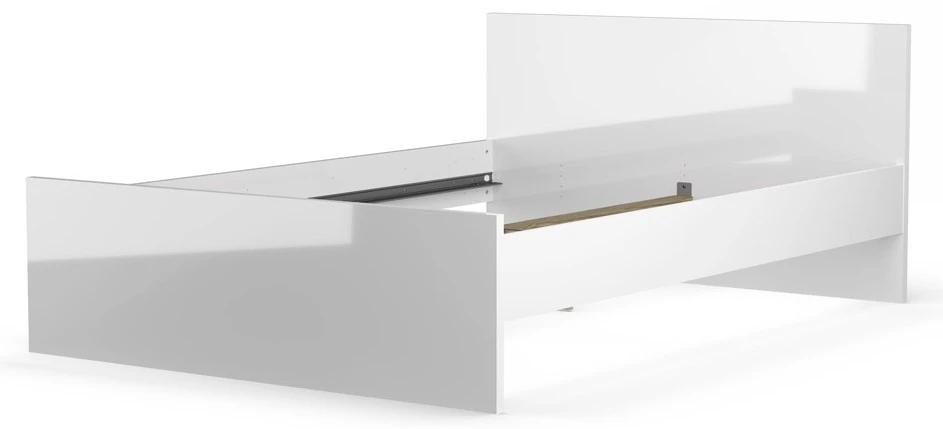 Ebuy24 Nada Bett 160 - Glas Weiß 8 Ebuy24 Nada Bett 160 - Glas Weiß – Bild 6