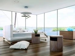 ANGEL CERDA Polsterbett aus weißem Kunstleder -Deutschland Betten Verkäufe 2022 e8915e9c6e23483f8a50a3dad63b30a7