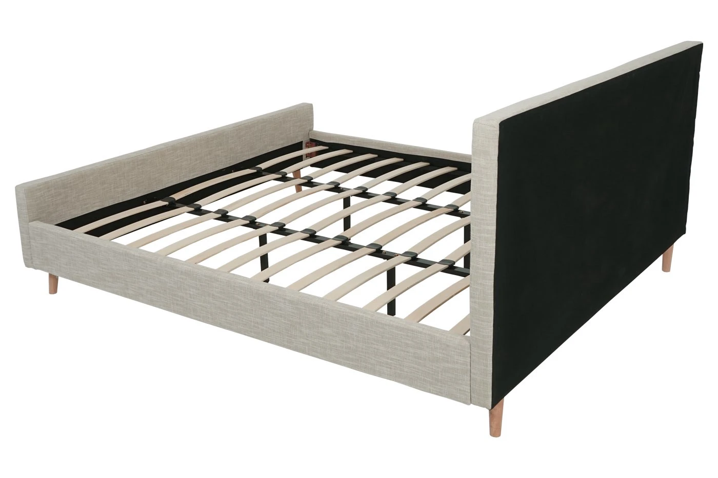 Polsterbett HWC-J98 + Lattenrost 180cm - Cremeweiß 6 Polsterbett HWC-J98 + Lattenrost 180cm - Cremeweiß – Bild 4