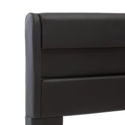 VidaXL Bettgestell - vidaXL Bettgestell mit LED Schwarz Kunstleder 90x200 cm -Deutschland Betten Verkäufe 2022 ee8e1e89647341fea9712ed67e37de36