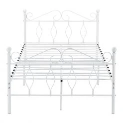 En.casa Metallbett Apolda mit Matratze - Breite: 125 cm -Deutschland Betten Verkäufe 2022 f001827702c0457698ec99226799ca36