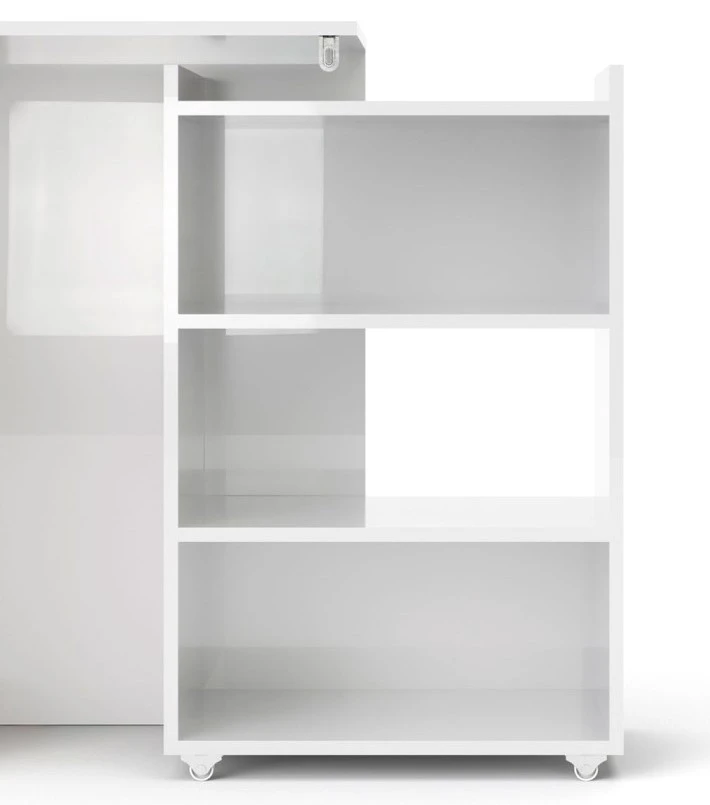 Ebuy24 Nada Kopfende 140 - Glas Weiß 7 Ebuy24 Nada Kopfende 140 - Glas Weiß – Bild 5