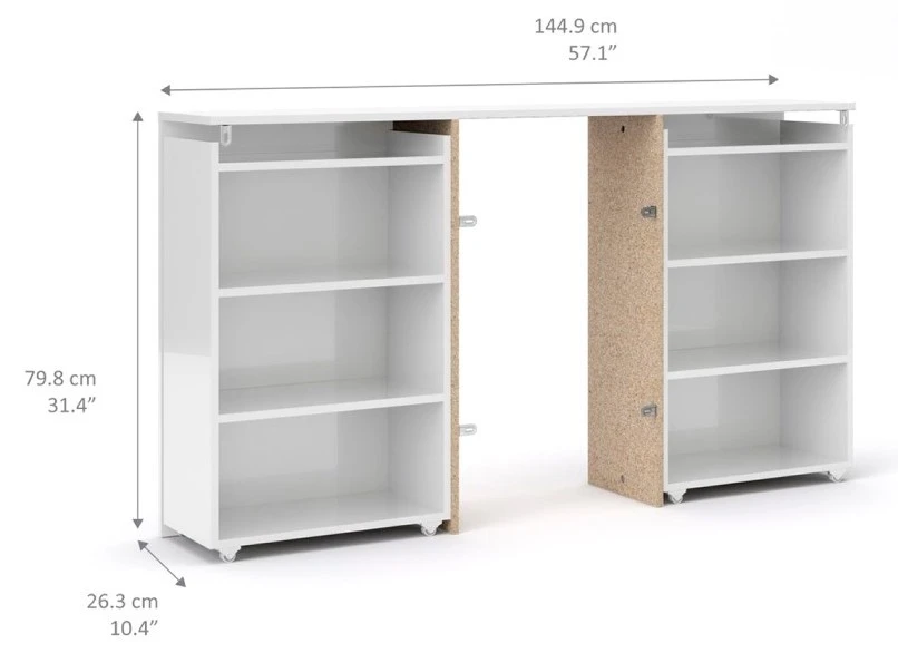 Ebuy24 Nada Kopfende 140 - Glas Weiß 10 Ebuy24 Nada Kopfende 140 - Glas Weiß – Bild 8