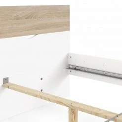 Ebuy24 Napoli Bett 140 - Napoli Bett 140 x 190 cm Dekor in Weiß und Eiche. -Deutschland Betten Verkäufe 2022 f743af048a494056a1bbf8e6bcbd652a