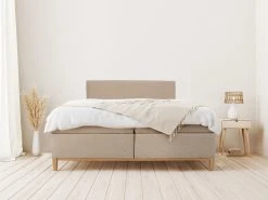 Wonello Boxspringbett Motala - Eiche Dekor - Beige - Breite: 180 cm -Deutschland Betten Verkäufe 2022 f75f4c1b55664d3d97111dc0037c80a1