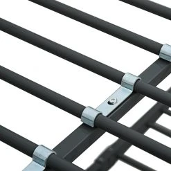 VidaXL Etagenbett - vidaXL Etagenbett Schwarz Metall 90×200 cm -Deutschland Betten Verkäufe 2022 f7702cc12f8841298918853125441a8f