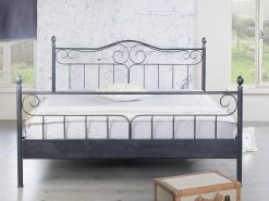 EINRICHTEN24 Metallbett Virgina schwarz - 160 x 200 cm 8 EINRICHTEN24 Metallbett Virgina schwarz - 160 x 200 cm -Deutschland Betten Verkäufe 2022 f948d85162884fdf8e8817265f5aad87