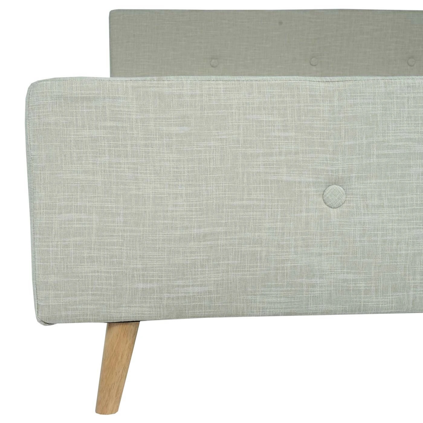 Polsterbett HWC-J98 + Lattenrost 180cm - Cremeweiß 7 Polsterbett HWC-J98 + Lattenrost 180cm - Cremeweiß – Bild 5