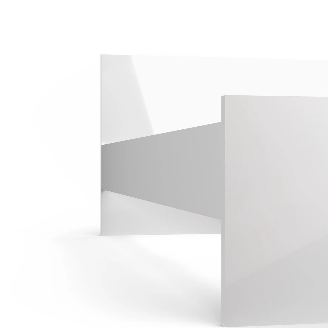 Ebuy24 Nada Bett 160 - Glas Weiß 9 Ebuy24 Nada Bett 160 - Glas Weiß – Bild 7