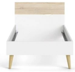 Ebuy24 Napoli Bett 90x200 - Napoli Bett 90x200 cm weiss, Eiche Struktur Dekor. -Deutschland Betten Verkäufe 2022 fe8312a5a66b4396af5bc43debb6e83f.cropped 245 288 386 372.processed