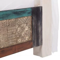 Wolf-Möbel Himmelbett Goa White - Akazie massiv - Weiß -Deutschland Betten Verkäufe 2022 himmelbett goa white akazie massiv weiss 3230721