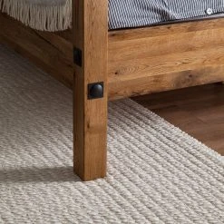 Neue Modular Himmelbett Porto-Alegre - Naturpordukt - eventuell leichte Abweichung vom Bild - 140 x 200cm -Deutschland Betten Verkäufe 2022 himmelbett porto alegre sumpfeiche massiv 140 x 200cm 4642120