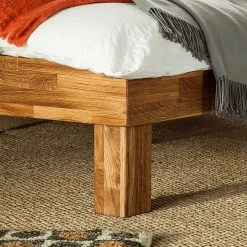 Ars Natura Massivholzbett AresWOOD - Eiche - 140 x 200cm - Mit Kopfteil -Deutschland Betten Verkäufe 2022 massivholzbett ares eiche massiv geoelt 1406872