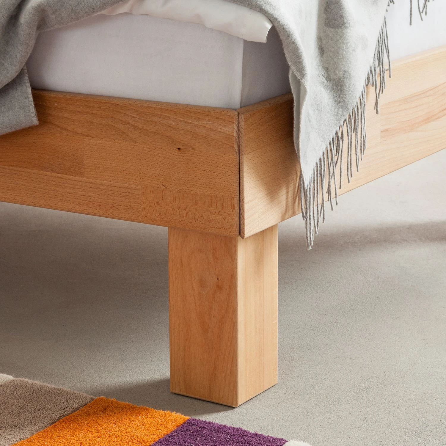 Ars Natura Massivholzbett AresWOOD - Kernbuche - 140 x 200cm - Mit Kopfteil 8 Ars Natura Massivholzbett AresWOOD - Kernbuche - 140 x 200cm - Mit Kopfteil – Bild 6