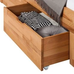 Ars Natura Massivholzbett EosWOOD (inkl Bettkästen) - Kernbuche massiv - 180 x 200cm -Deutschland Betten Verkäufe 2022 massivholzbett eos inklusive 4 bettkaesten kernbuche massiv geoelt 357385 2