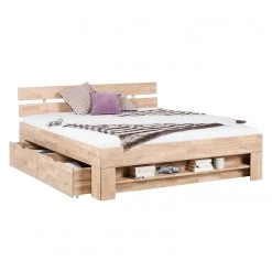 Ars Natura Massivholzbett EosWOOD - inkl. Bettkästen - Eiche massiv - Eiche Weißöl - 180 x 200cm -Deutschland Betten Verkäufe 2022 massivholzbett eoswood inklusive 4 bettkaesten eiche massiv 180 x 200cm eiche weissoel 3396713