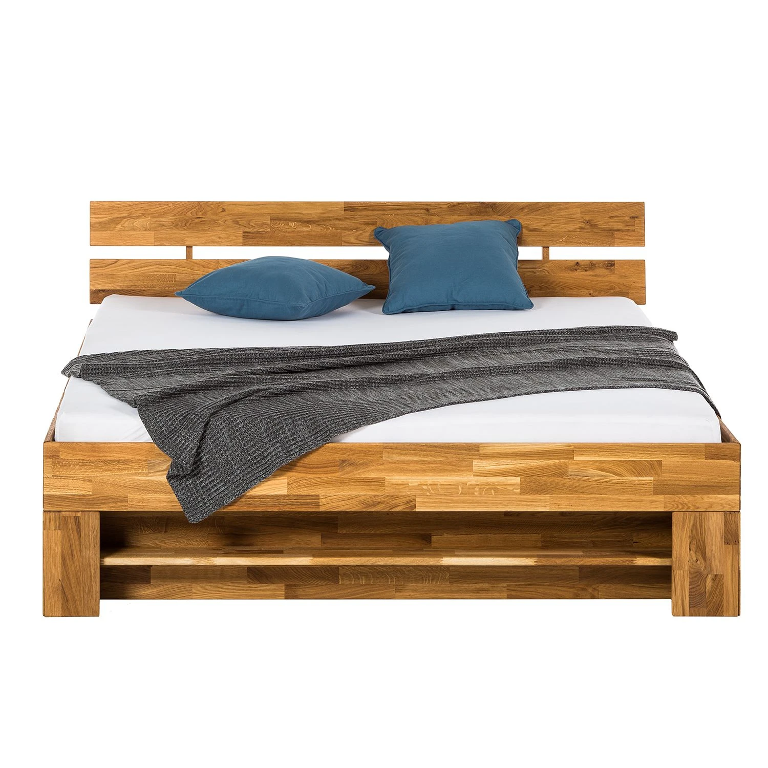 Ars Natura Massivholzbett EosWOOD - inkl. Bettkästen - Eiche massiv - Eiche - 160 x 200cm 6 Ars Natura Massivholzbett EosWOOD - inkl. Bettkästen - Eiche massiv - Eiche - 160 x 200cm – Bild 4