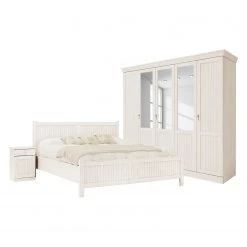 Ridgevalley Bettgestell Nayok - Altweiß -Deutschland Betten Verkäufe 2022 nachttisch nayok pinie teilmassiv altweiss tueranschlag rechts 3527557