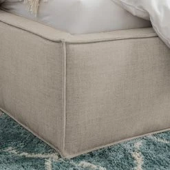 Polsterbett Kinx - Stoff KINX: Beige - 180 x 200cm -Deutschland Betten Verkäufe 2022 polsterbett kinx webstoff 140 x 200cm beige 5112044 2