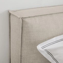 Polsterbett Kinx - Stoff KINX: Beige - 180 x 200cm -Deutschland Betten Verkäufe 2022 polsterbett kinx webstoff 140 x 200cm beige 5112052 2