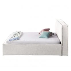 Polsterbett Kinx - Stoff KINX: Weiß - 180 x 200cm -Deutschland Betten Verkäufe 2022 polsterbett kinx webstoff 140 x 200cm weiss 5111260