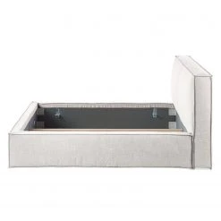 Polsterbett Kinx - Stoff KINX: Weiß - 180 x 200cm -Deutschland Betten Verkäufe 2022 polsterbett kinx webstoff 180 x 200cm weiss 5097248