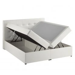 Polsterbett KiYDOO IV - Weiß - 180 x 200cm 25 Polsterbett KiYDOO IV - Weiß - 180 x 200cm -Deutschland Betten Verkäufe 2022 polsterbett kiydoo iv inkl bettkasten kunstleder 180 x 200cm weiss 5117824