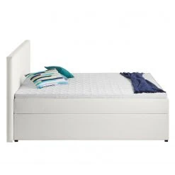 Polsterbett KiYDOO V (inkl. Bettkasten) - Weiß - 140 x 200cm -Deutschland Betten Verkäufe 2022 polsterbett kiydoo v inkl bettkasten kunstleder 140 x 200cm weiss 5118000