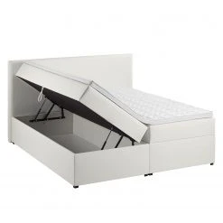 Polsterbett KiYDOO V (inkl. Bettkasten) - Weiß - 140 x 200cm -Deutschland Betten Verkäufe 2022 polsterbett kiydoo v inkl bettkasten kunstleder 140 x 200cm weiss 5118020