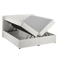 Polsterbett KiYDOO V (inkl. Bettkasten) - Weiß - 140 x 200cm -Deutschland Betten Verkäufe 2022 polsterbett kiydoo v inkl bettkasten kunstleder 140 x 200cm weiss 5118024