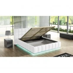 Fredriks Polsterbett Alaska I - 1 Bettkasten -Deutschland Betten Verkäufe 2022 polsterbett marienburg inkl beleuchtung kunstleder weiss mit bettkasten 5012264