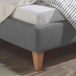 Mørteens Polsterbett Stensborg - Silbergrau - 200 x 200cm - Ohne Lattenrost & Matratze -Deutschland Betten Verkäufe 2022 polsterbett stensborg strukturstoff 160 x 200cm silbergrau 4237756