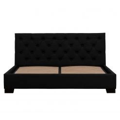 Fredriks Polsterbett Tilia II Echtleder - Echtleder Arik: Schwarz - 180 x 200cm - Eckig -Deutschland Betten Verkäufe 2022 polsterbett tilia ii echtleder 180 x 200cm eckiger fuss echtleder arik schwarz 3992760