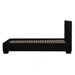 Fredriks Polsterbett Tilia II Echtleder - Echtleder Arik: Schwarz - 180 x 200cm - Eckig -Deutschland Betten Verkäufe 2022 polsterbett tilia ii echtleder 180 x 200cm eckiger fuss echtleder arik schwarz 3992768