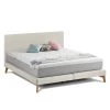 SmoodSpring Bett I - Webstoff / Eiche massiv - Creme - 180 x 200cm -Deutschland Betten Verkäufe 2022 smoodspring bett i webstoff eiche massiv 140 x 200cm creme 5165204