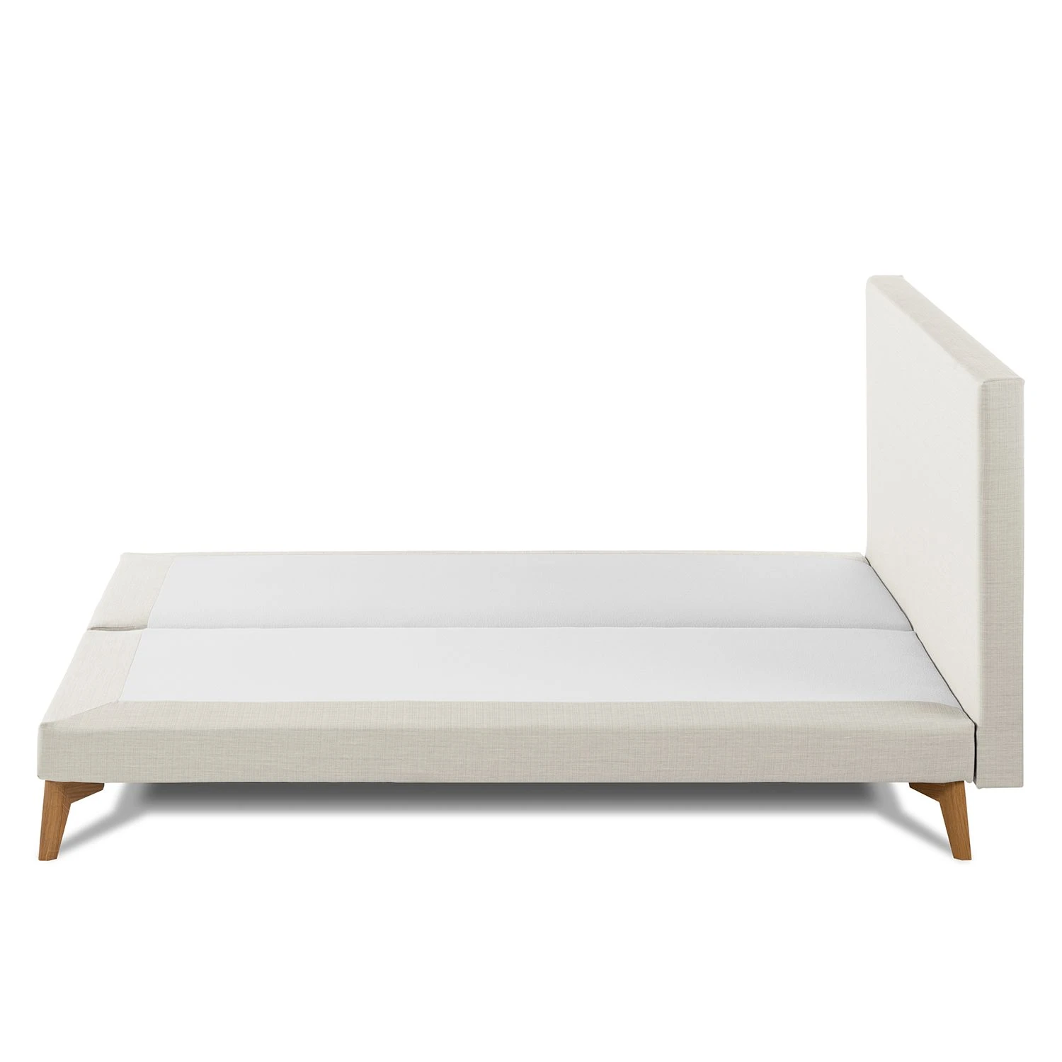 SmoodSpring Bett I - Webstoff / Eiche massiv - Creme - 180 x 200cm 9 SmoodSpring Bett I - Webstoff / Eiche massiv - Creme - 180 x 200cm – Bild 7